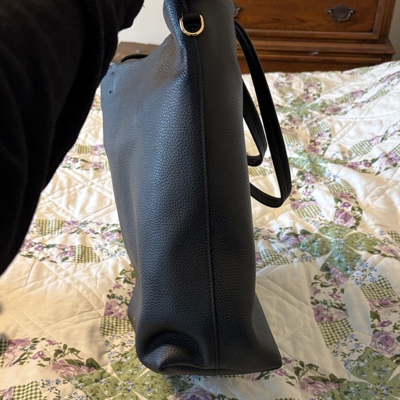 Cuyana soft tall zipped Leather Tote Bag  with Cuyana insert - Picture 5 of 11